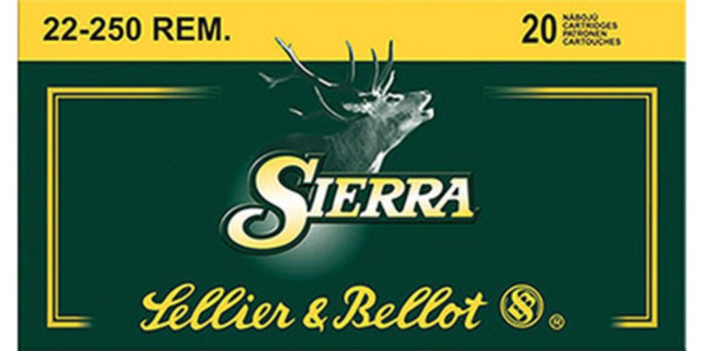 Sellier & Bellot SB22250A Rifle 22-250 Rem 55 gr Sierra GameKing Boat-Tail Soft Point (BTSP) 20 Bx/ 25 Cs Sellier & Bellot SB22250A Rifle 22-250 Rem 55 gr Sierra GameKing Boat-Tail Soft Point (BTSP) 20 Bx/ 25 Cs
