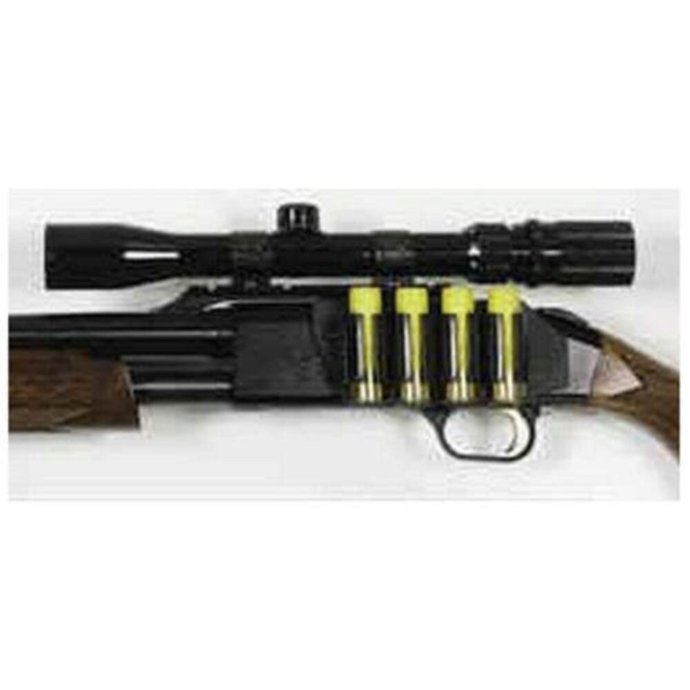 TacStar 1081134 SideSaddle  Mossberg 500 20 Gauge 4 Rounds Black Polymer w/Aluminum Mounting Plate