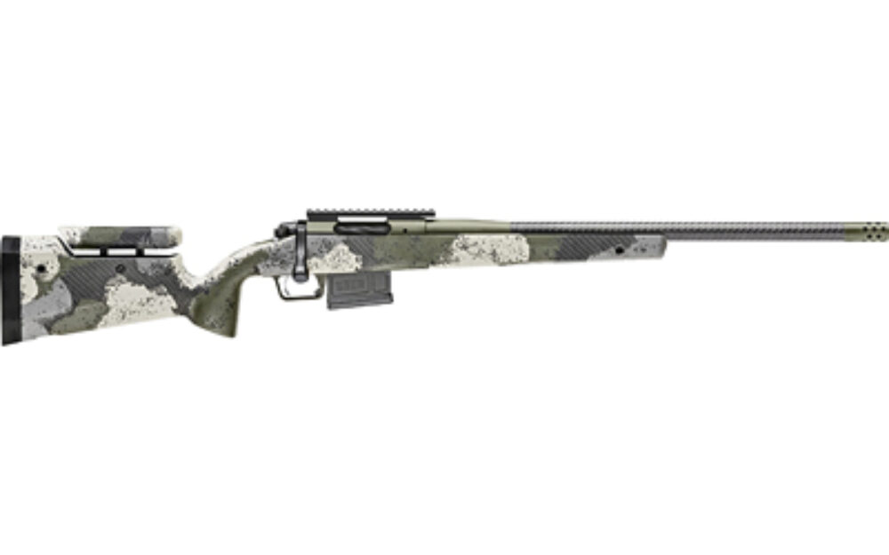 Springfield Armory BAW92265CMCFGA 2020 WayPoint 6.5 Creedmoor 5+1 22 CF Evergreen Camo Hybrid Profile w/Adj Cheek Comb & M-LOK Stock Mil-Spec Green Cerakote Right Hand Springfield Armory BAW92265CMCFGA 2020 WayPoint 6.5 Creedmoor 5+1 22 CF Evergreen Camo Hybrid Profile w/Adj Cheek Comb & M-LOK Stock Mil-Spec Green Cerakote Right Hand