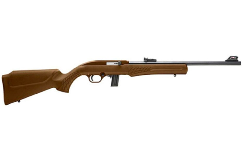 Rossi RS22L1811L RS22 Semi-Auto 22 LR 10+1 18 Black Barrel, Bronze Monte Carlo Stock/Rec, Fiber Optic Sights Rossi RS22L1811L RS22 Semi-Auto 22 LR 10+1 18 Black Barrel, Bronze Monte Carlo Stock/Rec, Fiber Optic Sights