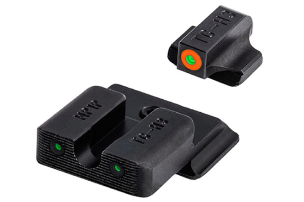 TruGlo TG231MP1C Tritium Pro Black | Green Tritium Orange Outline Front Sight Green Tritium Rear Sight TruGlo TG231MP1C Tritium Pro Black | Green Tritium Orange Outline Front Sight Green Tritium Rear Sight