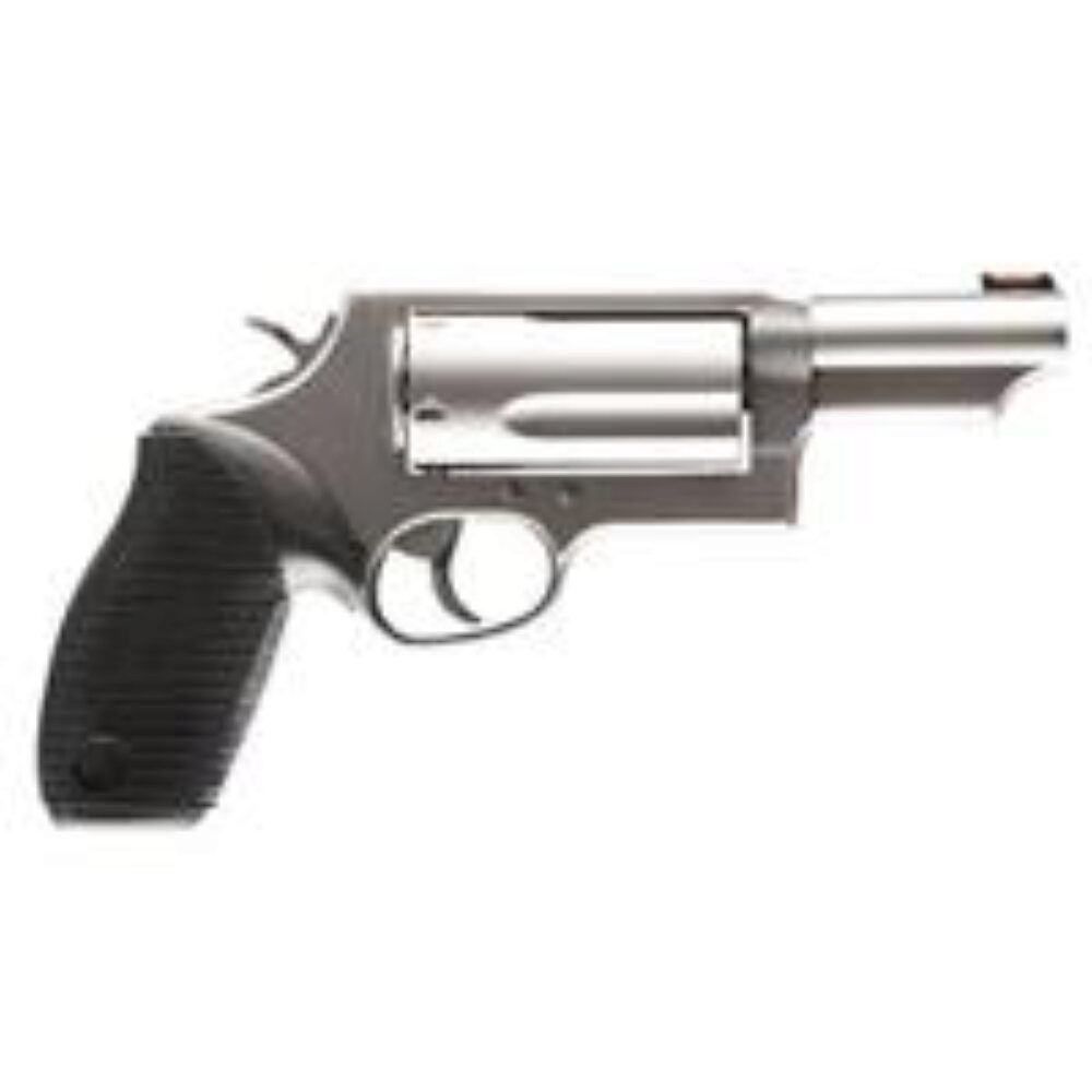 Taurus 2441039T Judge  45 Colt (LC) Caliber Or 2.50 410 Gauge 3 Barrel 5rd Cylinder, Matte Stainless Steel, Fiber Optic Front Sight, Extended Ejector Rod