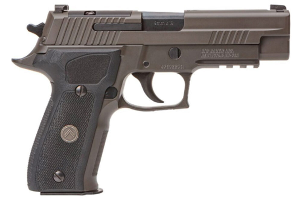 Sig Sauer E26R9LEGIONSAOR2 P226 Full Size Legion SAO 9mm Luger 15+1 4.40, Legion Gray Elite Cerakote, Picatinny Rail Frame, Romeo 1 Slide, Black G10 Grip, Flat Trigger, X-Ray Sights