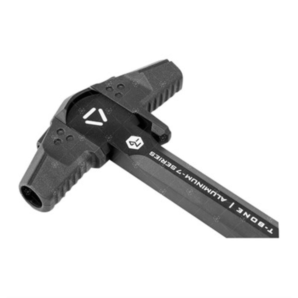 Strike Industries AR-TBCH-223-BK-BK T-Bone Charging Handle .223/5.56x45mm Nato Black Polymer Handles Aluminum Shaft for AR-15