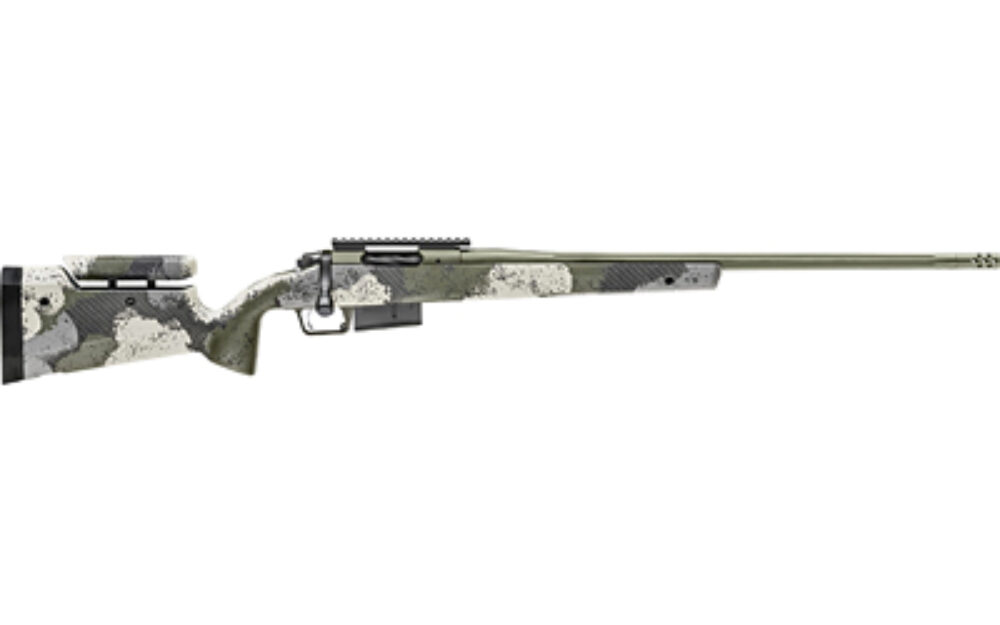 Springfield Armory BAW92465PRCGA 2020 WayPoint  6.5 PRC 3+1 24 Evergreen Camo Hybrid Profile w/Adjustable Cheek Comb Stock Mil-Spec Green Cerakote Right Hand