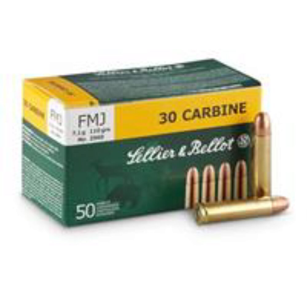 S&B 30CARBINE 110GR FMJ 50/1000