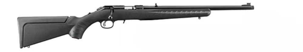 Ruger 8313 American Rimfire Compact 17 HMR 9+1 18 Barrel, Satin Blued Alloy Steel, Williams Gun Sight Co. Fiber Optic Front Sight, Black Synthetic Stock, Accepts BX-15 Magnum Magazine Ruger 8313 American Rimfire Compact 17 HMR 9+1 18 Barrel, Satin Blued Alloy Steel, Williams Gun Sight Co. Fiber Optic Front Sight, Black Synthetic Stock, Accepts BX-15 Magnum Magazine