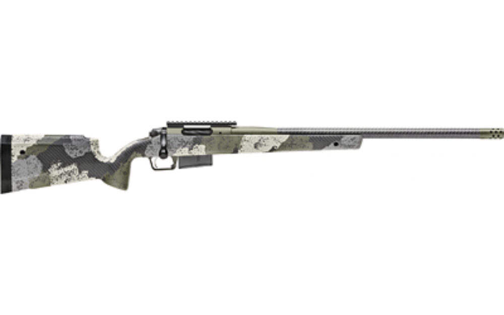 Springfield Armory BAW92465PRCCFG 2020 WayPoint 6.5 PRC 3+1 24 CF Evergreen Camo Hybrid Profile w/M-LOK Stock Mil-Spec Green Cerakote Right Hand Springfield Armory BAW92465PRCCFG 2020 WayPoint 6.5 PRC 3+1 24 CF Evergreen Camo Hybrid Profile w/M-LOK Stock Mil-Spec Green Cerakote Right Hand