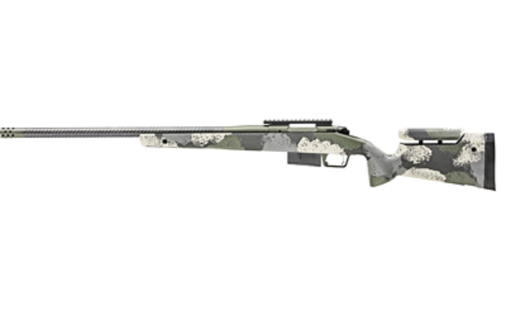 Springfield Armory BAW92465PRCCFGA 2020 WayPoint  6.5 PRC 3+1 24 CF Evergreen Camo Hybrid Profile w/Adj Cheek Comb & M-LOK Stock Mil-Spec Green Cerakote Right Hand