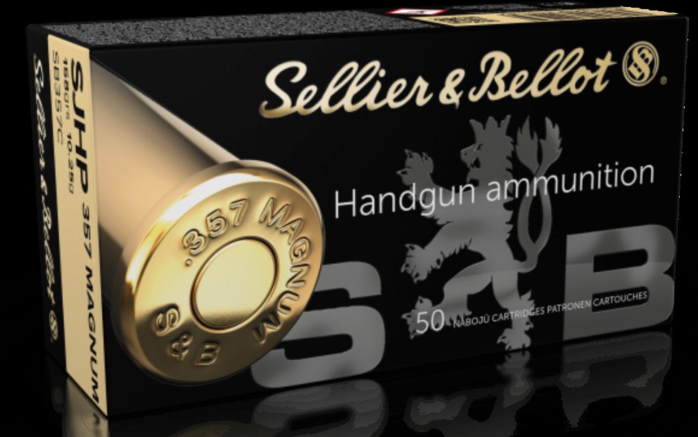 Sellier & Bellot SB357C Handgun Defense 357 Mag 158 gr Semi-Jacketed Hollow Point (SJHP) 50 Per Box/ 20 Cs Sellier & Bellot SB357C Handgun Defense 357 Mag 158 gr Semi-Jacketed Hollow Point (SJHP) 50 Per Box/ 20 Cs