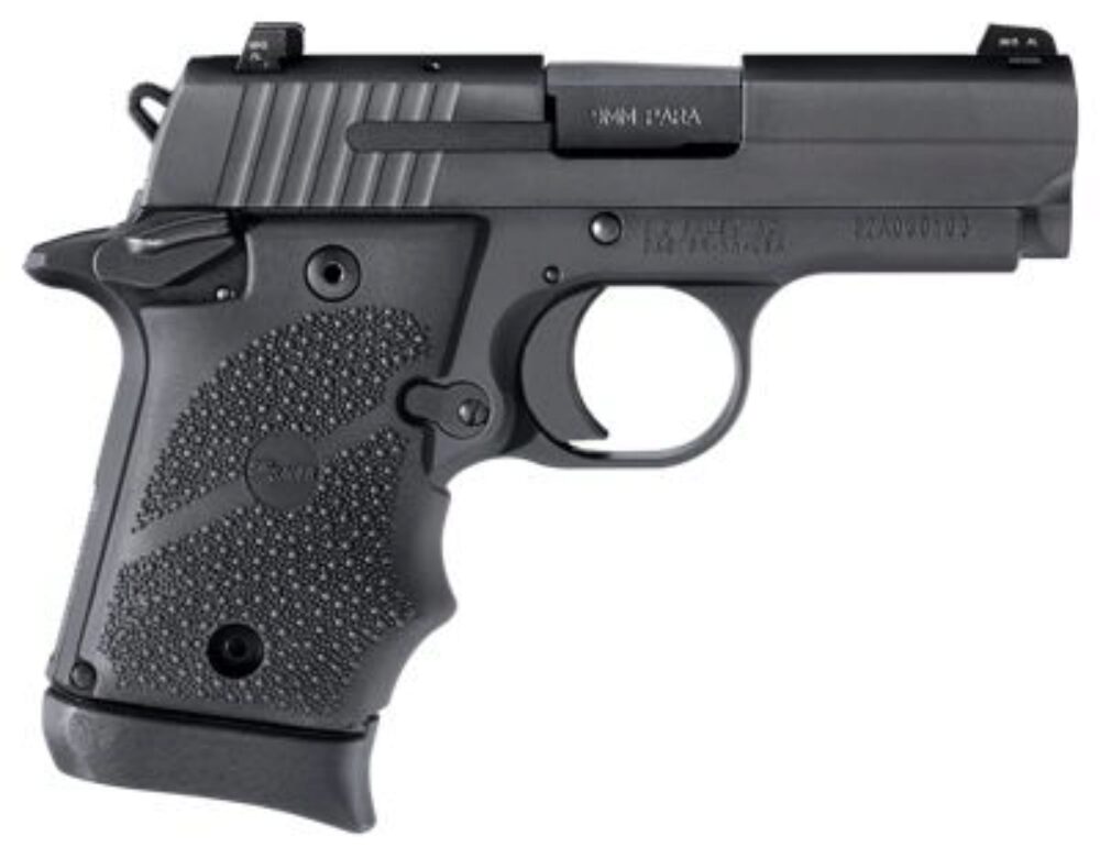 Sig Sauer 938M9BRGAMBI P938 Micro-Compact *MA Compliant 9mm Luger 3 7+1 Black Hardcoat Anodized Black Polymer Grip