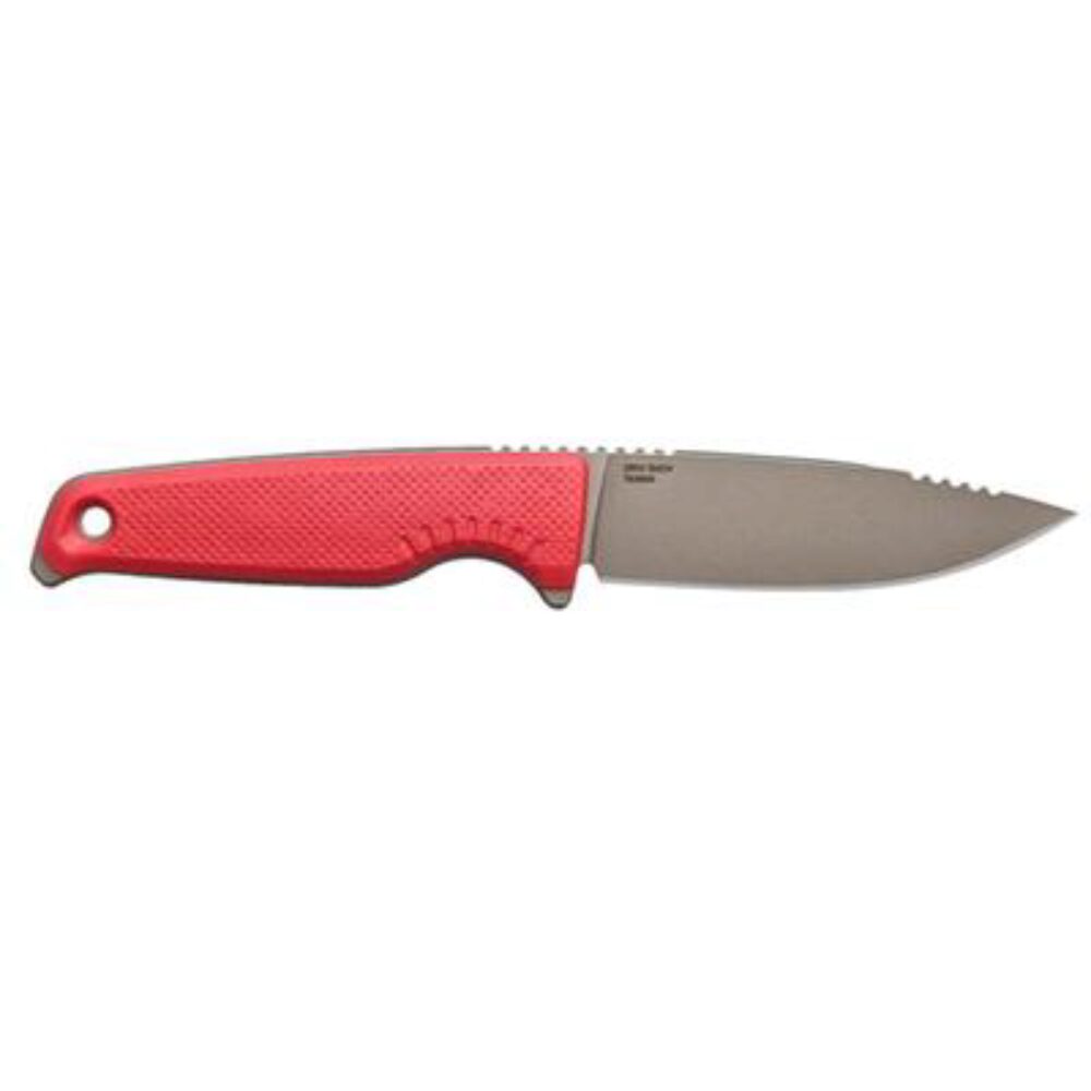 S.O.G SOG17790257 Altair FX  3.40 Fixed Clip Point Plain Satin TiCN Cryo CPM 154 SS Blade, Canyon Red GRN Handle, Includes Sheath