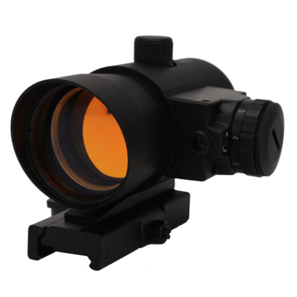 NcStar DLB140R 40mm Red Dot with Red Laser Black Anodized 1x40mm 3 MOA Red Dot Reticle Integrated Red Laser NcStar DLB140R 40mm Red Dot with Red Laser Black Anodized 1x40mm 3 MOA Red Dot Reticle Integrated Red Laser