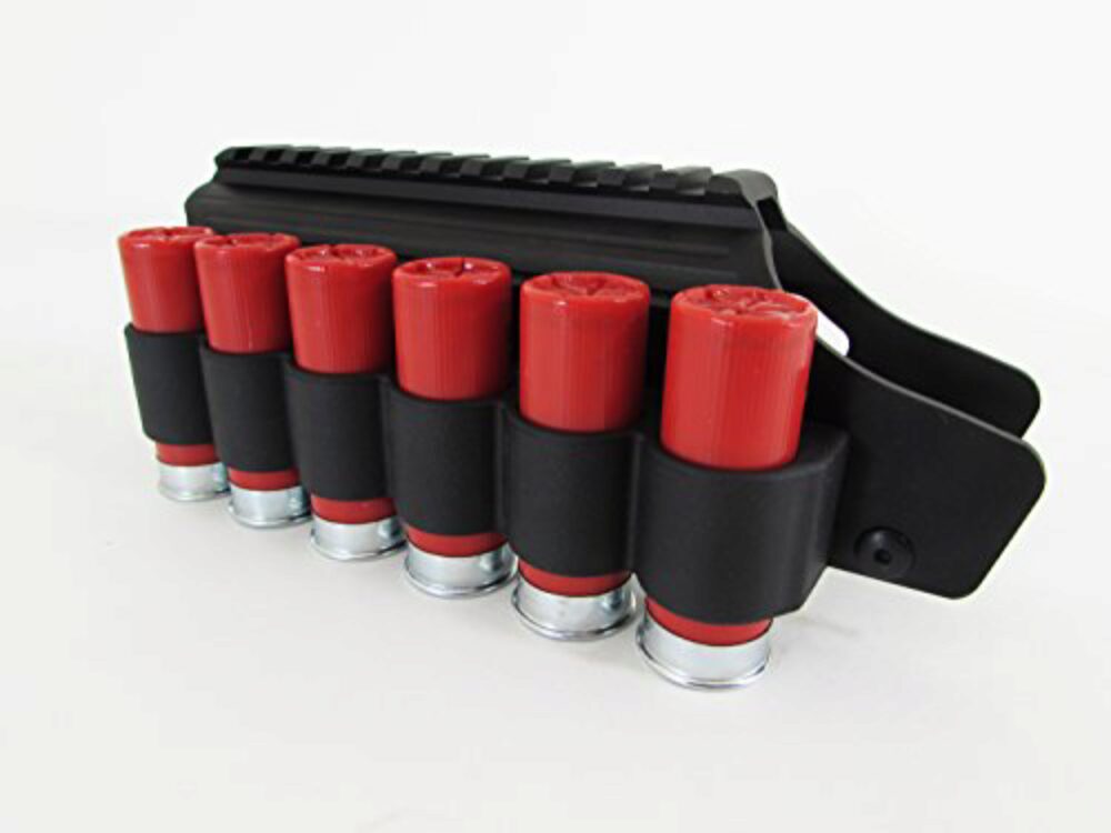 TacStar 1081029 Sidesaddle Rail Mount  Shotgun 12 Gauge Black Polymer w/Aluminum Mounting Plate with Rail Mossberg 500 and 590 models