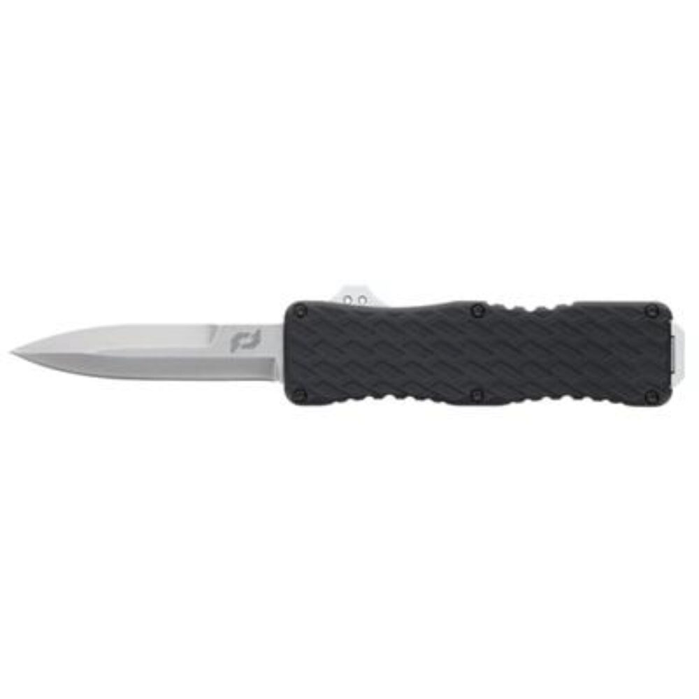 Schrade 1135967 Uproar D/A OTF Bayonet Plain Satin D2 Steel Blade 4.25 Aluminum Handle Schrade 1135967 Uproar D/A OTF Bayonet Plain Satin D2 Steel Blade 4.25 Aluminum Handle