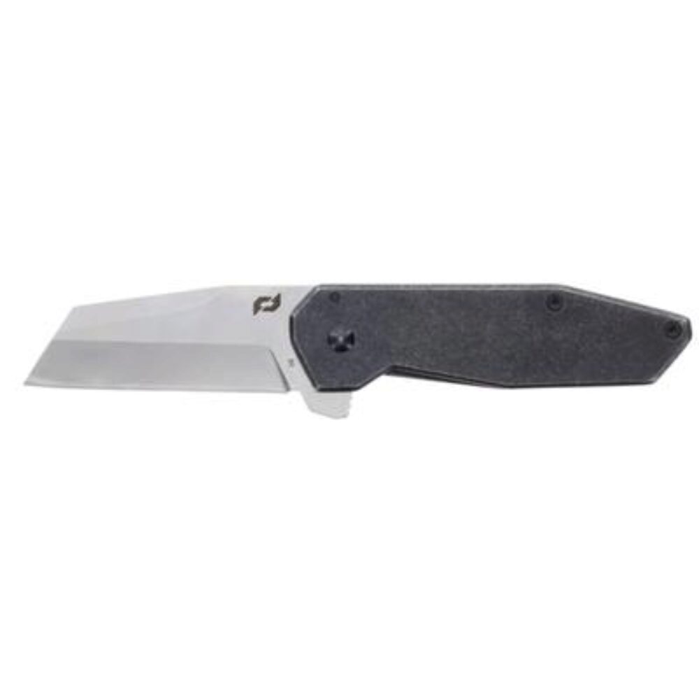Schrade 1182277 Slyte Compact 2.40 Folding Plain Satin D2 Steel Blade 3.50 Dark Stonewash Stainless Steel Handle Schrade 1182277 Slyte Compact 2.40 Folding Plain Satin D2 Steel Blade 3.50 Dark Stonewash Stainless Steel Handle