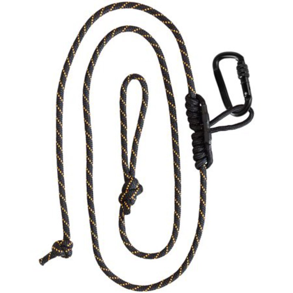 Muddy MUDMSA070 Safety Harness Lineman's Rope Black Nylon
