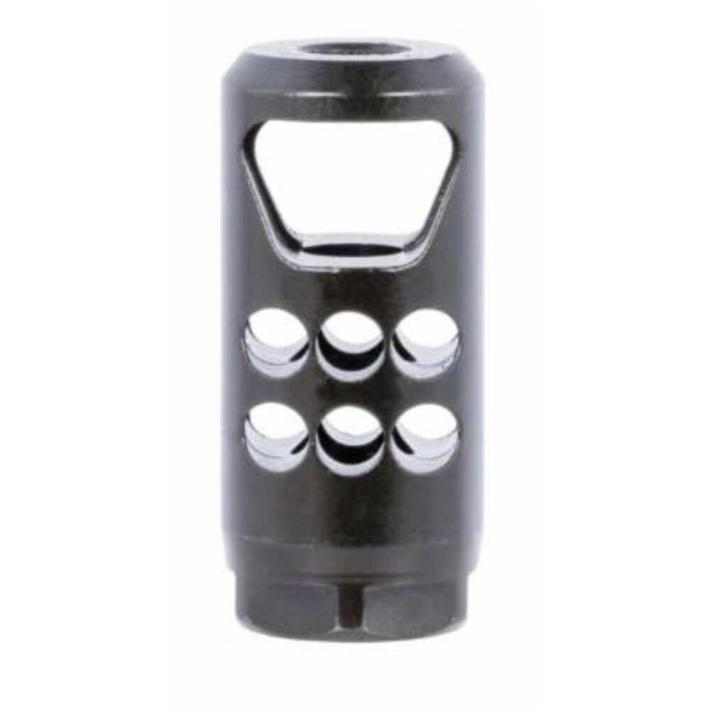 Ruger 90698 Hybrid Muzzle Brake  35 Caliber Black Matte Steel with 1/2-28 tpi Threads, 2.20 OAL & 1 Diameter