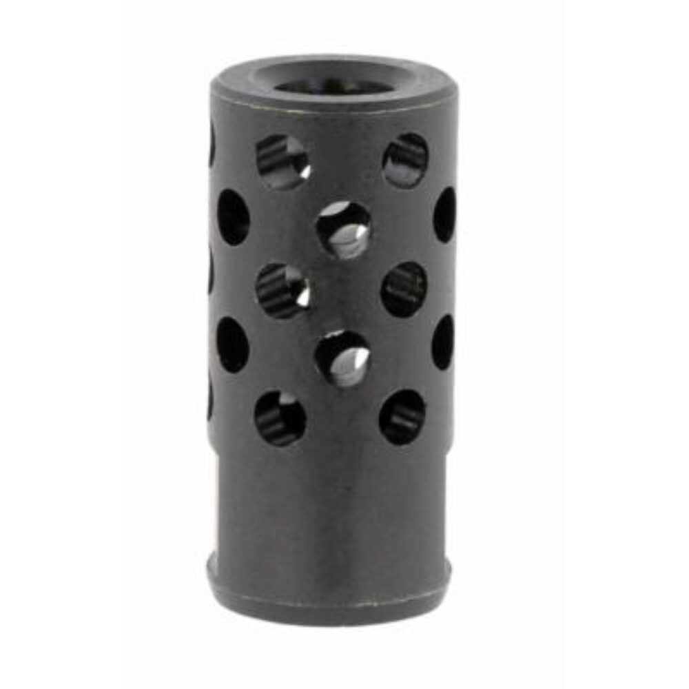 Ruger 90699 Radial Ported Muzzle Brake 35 Caliber Black Oxide Steel with 1/2-28 tpi Threads, 1.75 OAL & .8 Diameter