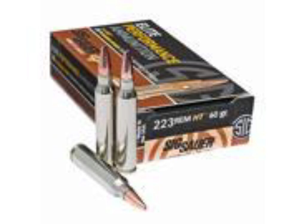 Sig Sauer E223V120 Elite Hunting Varmint & Predator 223 Rem 40 gr 3650 fps Extreme Expansion Tip (EET) 20 Bx/10 Cs