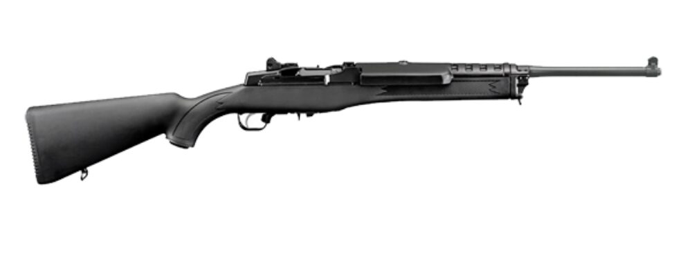 Ruger 5855 Mini-14 Ranch 5.56x45mm NATO 5+1 18.50 Barrel, Blued Alloy Steel, Black Synthetic Stock, Optics Ready