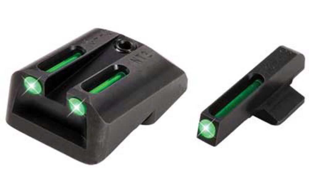 TruGlo TG131NT3 TFO Black | Green Tritium & Fiber Optic Front Sight Green Tritium & Fiber Optic Rear Sight TruGlo TG131NT3 TFO Black | Green Tritium & Fiber Optic Front Sight Green Tritium & Fiber Optic Rear Sight