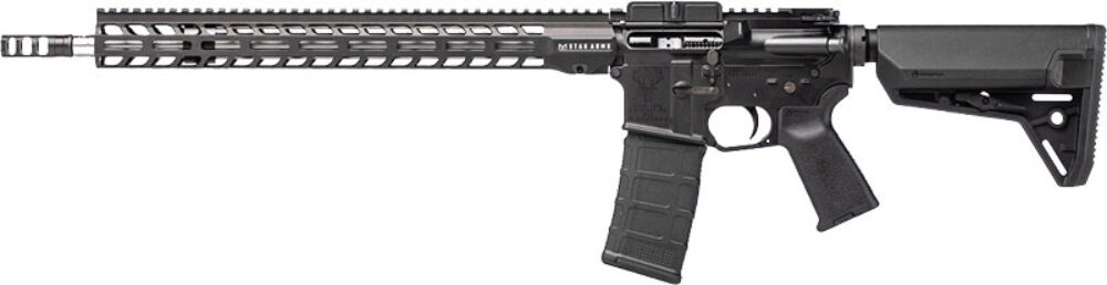 Stag Arms STAG15010611 Stag 15 3Gun Elite 5.56x45mm NATO 18 30+1 Black Hard Coat Anodized Rec Black Adjustable Magpul SL-S Stock Black Magpul MOE Grip Left Hand