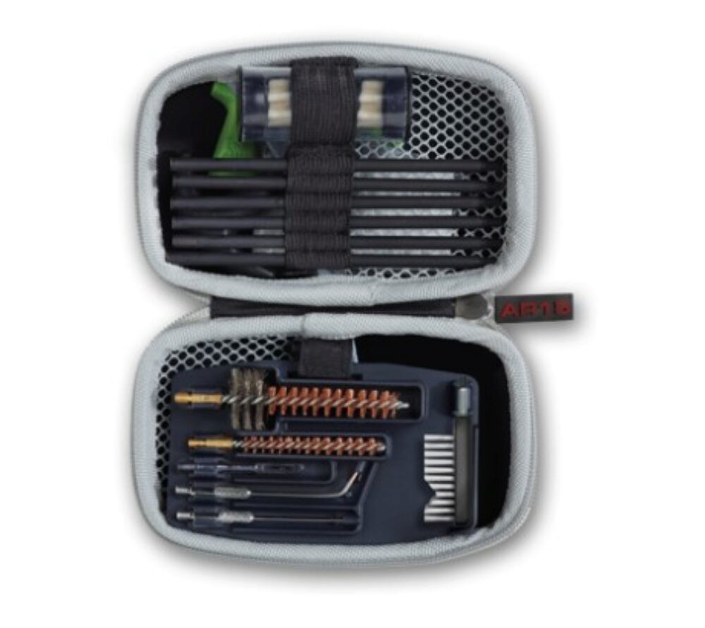 Real Avid AVGCKAR15 Gun Boss AR15 Kit 223 Rem/5.56 NATO AR Platform Firearm Bronze Bristles Includes Nylon Case