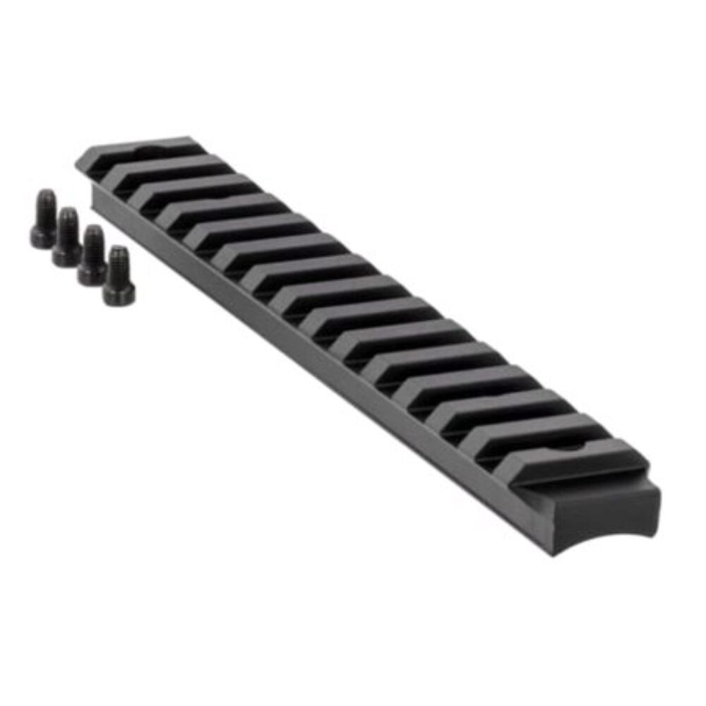 Ruger 90672 Ruger American Rifle Picatinny Scope Base Rail  Black Anodized