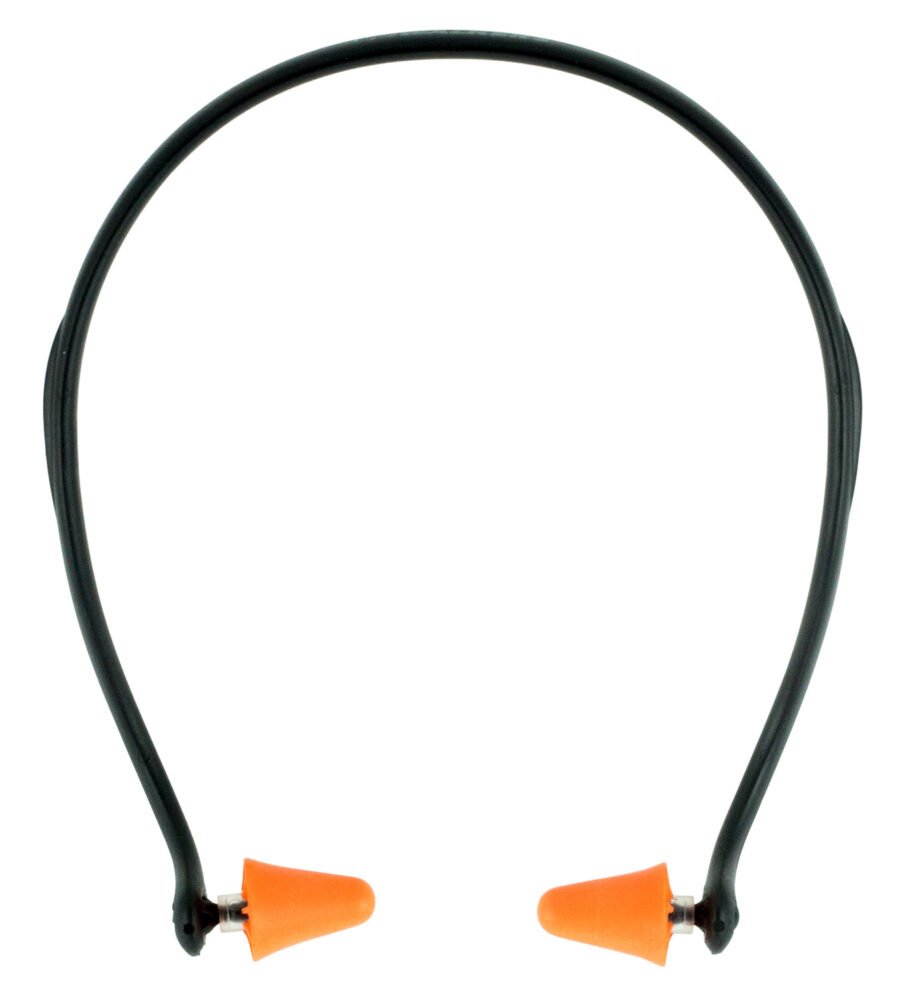 Walker's GWPPLGBND Pro-Tek Ear Plug Band Foam 25 dB Behind The Neck Orange/Black Adult