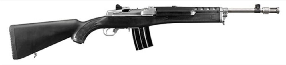 Ruger 5819 Mini-14 Tactical 5.56x45mm NATO 20+1 16.10 Threaded Factory Installed Flash Suppressor Barrel, Matte Stainless Steel, Synthetic Stock, Optics Ready Ruger 5819 Mini-14 Tactical 5.56x45mm NATO 20+1 16.10 Threaded Factory Installed Flash Suppressor Barrel, Matte Stainless Steel, Synthetic Stock, Optics Ready