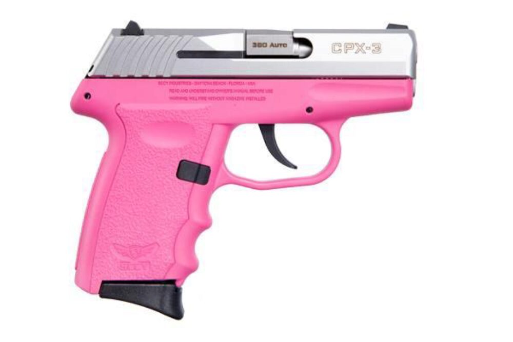SCCY Industries CPX-3TTPK CPX-3 380 ACP 10+1 3.10 Pink Polymer Serrated SS Slide Finger Grooved Pink Polymer Grip SCCY Industries CPX-3TTPK CPX-3 380 ACP 10+1 3.10 Pink Polymer Serrated SS Slide Finger Grooved Pink Polymer Grip