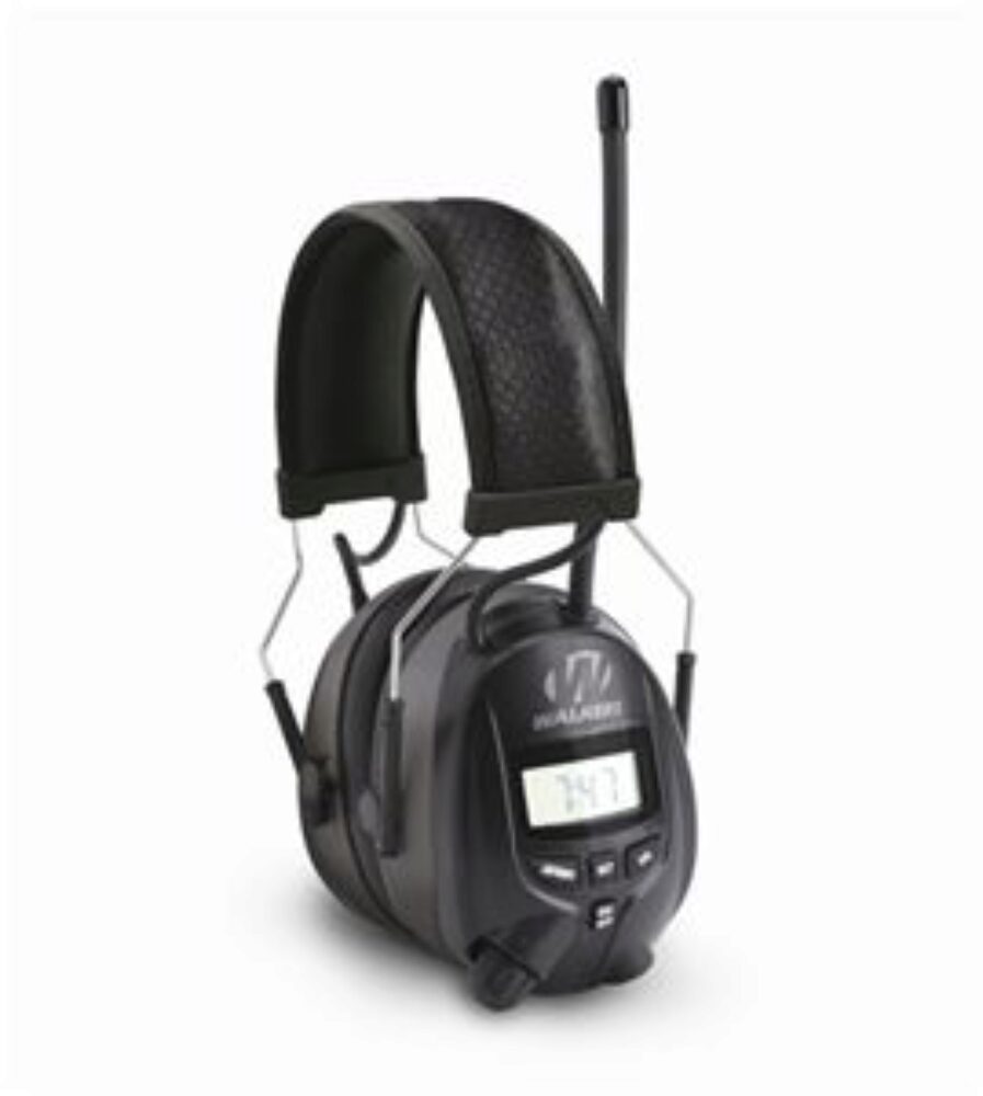 Walker's GWPRDOM AM/FM Digital Muff Polymer 25 dB Over the Head Black Walker's GWPRDOM AM/FM Digital Muff Polymer 25 dB Over the Head Black