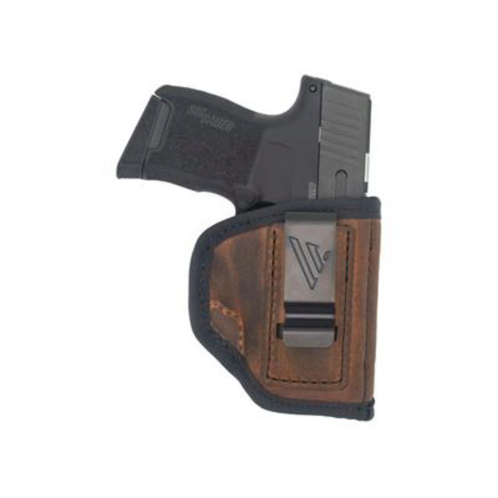 Versacarry RA2111 Ranger  IWB Size 01 Brown Polymer Leather Belt Clip