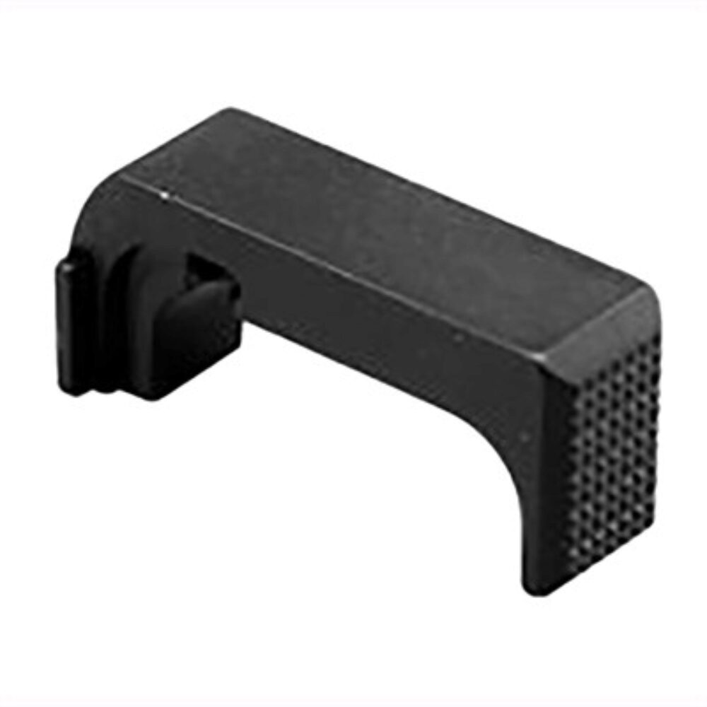 Shield Arms G43XEMRBLK Magazine Release Ambidextrous Black Aluminum for Shield Arms S15 Gen 1/2 Mags in Glock 43X/48 Shield Arms G43XEMRBLK Magazine Release Ambidextrous Black Aluminum for Shield Arms S15 Gen 1/2 Mags in Glock 43X/48