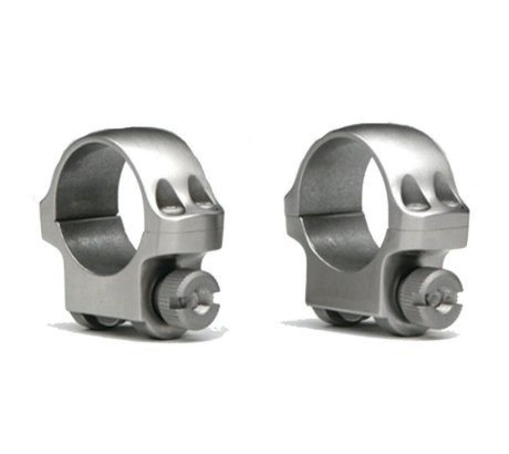 Ruger 90293 3KTG Scope Ring For Rifle M77 Hawkeye African Low 1 Tube Target Gray Stainless Steel