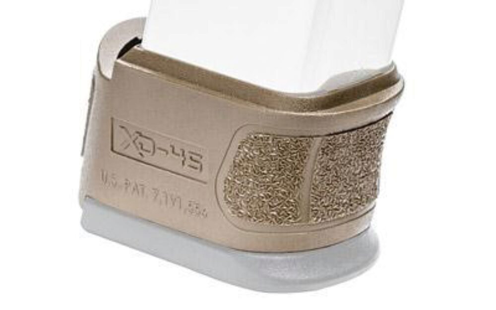 Springfield Armory XDG5007FDE Mag Sleeve  made of Polymer with Flat Dark Earth Finish & 1 Piece Design for 45 ACP Springfield XD Mod.2 Magazines
