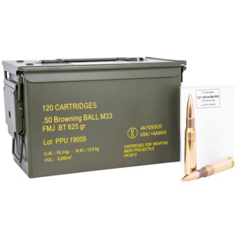 PPU PPRM50M Rangemaster  50 BMG 625 gr Full Metal Jacket (FMJ) PPU PPRM50M Rangemaster  50 BMG 625 gr Full Metal Jacket (FMJ)