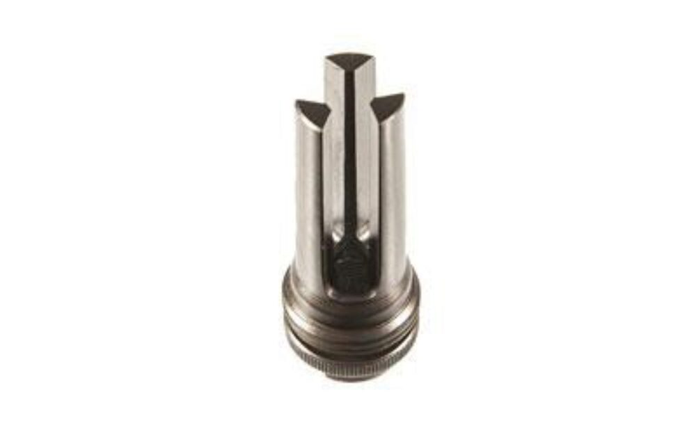 SilencerCo AC1561 ASR Flash Hider Black Steel with 13.5x1 LH tpi Threads for 9mm SilencerCo AC1561 ASR Flash Hider Black Steel with 13.5x1 LH tpi Threads for 9mm