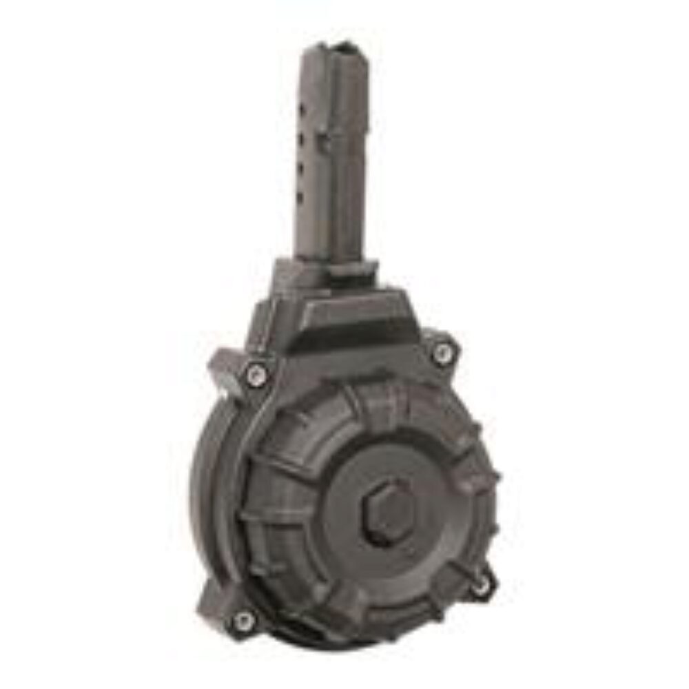 PROMAGMAGAZINEFORGLOCK439MM50RDDRUMBLACKPOLYMER