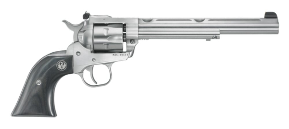 Ruger 0662 Single-Six Hunter 22 LR or 22 WMR 7.50 Barrel 6rd Cylinder, Satin Stainless Steel, Integral Scope Mount, Black Laminate Wood Grip, Transfer Bar Safety, Includes 22 WMR Cylinder Ruger 0662 Single-Six Hunter 22 LR or 22 WMR 7.50 Barrel 6rd Cylinder, Satin Stainless Steel, Integral Scope Mount, Black Laminate Wood Grip, Transfer Bar Safety, Includes 22 WMR Cylinder