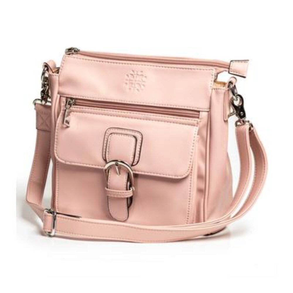 TacticaTTPRGB006PKDesignerConcealCarryPurseBlushPinkShoulderAmbid