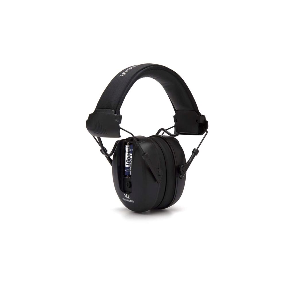 Pyramex VGPME10 Venture Gear Clandestine Electronic Muff 24 dB Over the Head Black Adult 1 Pair Pyramex VGPME10 Venture Gear Clandestine Electronic Muff 24 dB Over the Head Black Adult 1 Pair