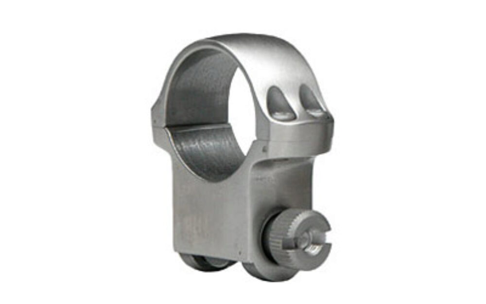 Ruger 90319 5K Scope Ring For Rifle High 30mm Tube Hawkeye Matte Stainless Steel