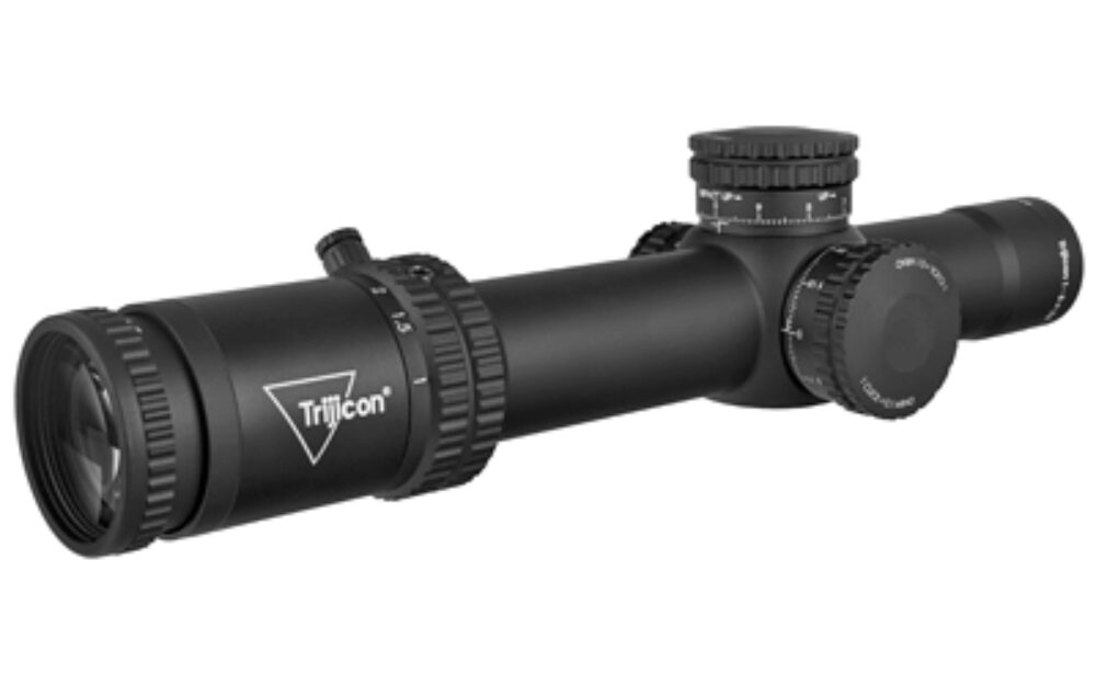 Trijicon 2900032 Credo  Matte Black 1-8x28mm 34mm Tube LED Illuminated Red/Green MRAD Segmented Circle Reticle