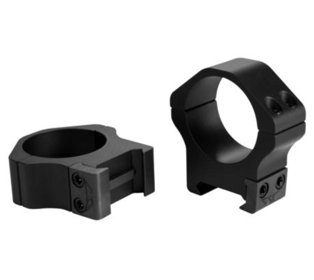 Warne 514M Maxima Horizontal Ring Set Fixed For Rifle Maxima/Weaver/Picatinny Medium 30mm Tube Matte Black Steel