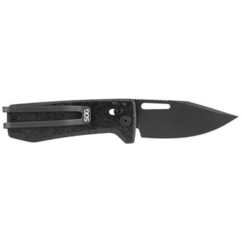 S.O.G SOG12630557 Ultra XR XHP 2.80 Folding Plain Black Satin TiCN Cryo CTS XHP Blade/ Black Carbon Fiber Handle Includes Pocket Clip S.O.G SOG12630557 Ultra XR XHP 2.80 Folding Plain Black Satin TiCN Cryo CTS XHP Blade/ Black Carbon Fiber Handle Includes Pocket Clip