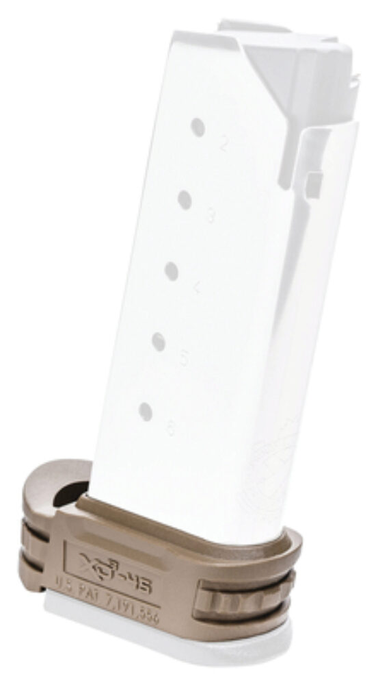Springfield Armory XDS5002FDE Backstrap Sleeve  made of Polymer with Flat Dark Earth Finish & 1 Piece Design for 45 ACP Springfield XD-S with #2 Backstrap