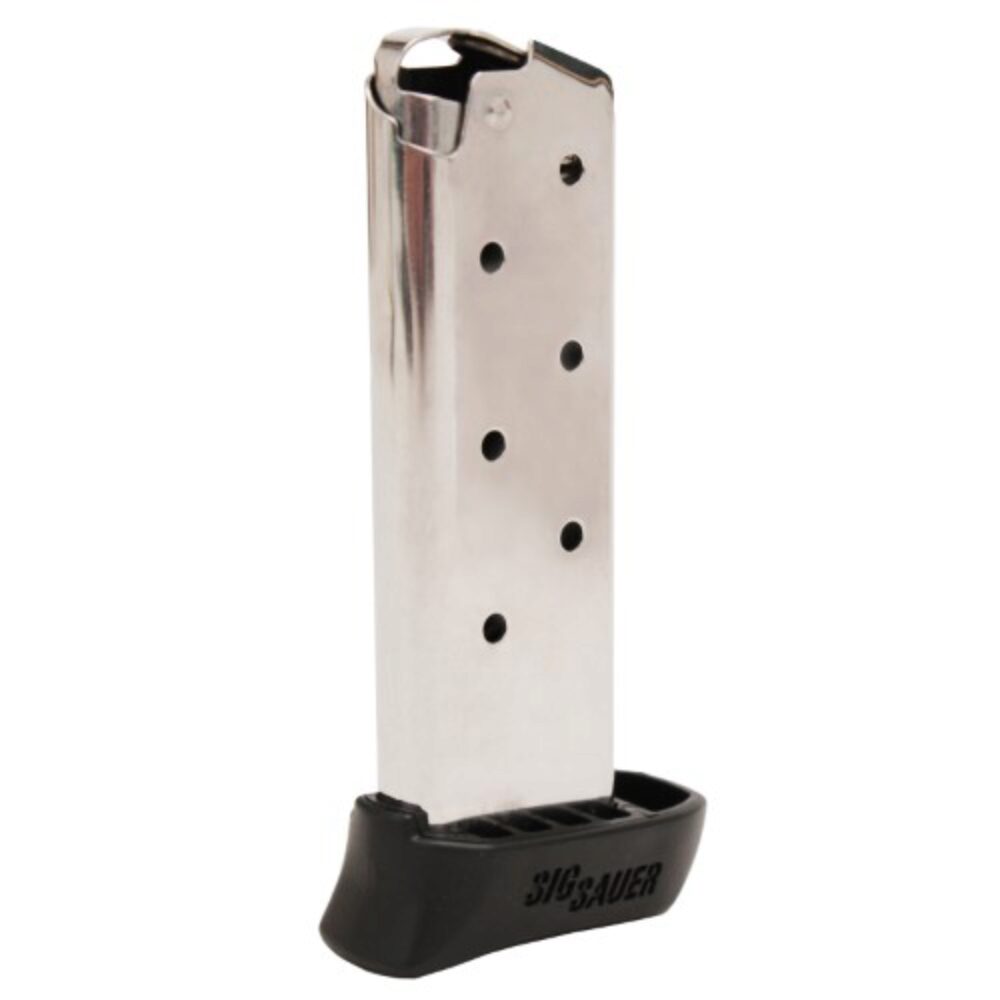 Sig Sauer MAG2383807X P238  7rd 380 ACP Extended For Sig P238 Natural Steel