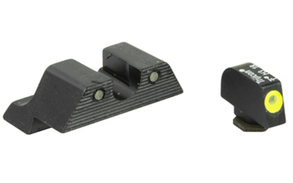Trijicon 600835 HD XR Night Sights- Glock Standard Frames Black | Green Tritium Yellow Outline Front Sight Green Tritium Black Outline Rear Sight Trijicon 600835 HD XR Night Sights- Glock Standard Frames Black | Green Tritium Yellow Outline Front Sight Green Tritium Black Outline Rear Sight